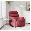 Image de Fauteuil de massage, relaxation tissu bordeaux