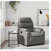 Image de Fauteuil verstelbaar kunstleer grijs373489