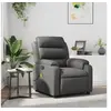 Image de Fauteuil de massage, relaxation similicuir gris