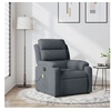 Image de Fauteuil de massage, relaxation velours gris foncé