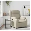 Image de Fauteuil réglable similicuir crème