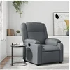 Image de Fauteuil réglable similicuir gris