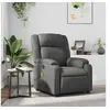 Image de Fauteuil de massage, relaxation similicuir gris