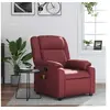 Image de Fauteuil de massage, relaxation similicuir bordeaux