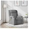 Image de Fauteuil de massage, relaxation tissu gris clair