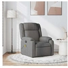 Image de Fauteuil de massage, relaxation tissu gris foncé