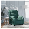 Image de Fauteuil de massage, relaxation tissu vert foncé