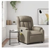 Image de Fauteuil de Massage Inclinable, Chaise avec Repose-pieds, Siège avec Dossier et Accoudoirs Salle de Séjour, Moderne, 373573