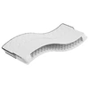 Image de Matelas ressort 90x200 cm accueil ferme soutien souple epaisseur 18 cm Non specifie zones housse de matelas