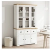 Image de Hoge kast BODO 115,5x43x200,5 cm grenenhout wit en bruin3206452