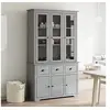Image de Hoge kast BODO 115,5x43x200,5 cm massief grenenhout grijs3206453