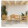 Image de 5-delige Tuinset massief teakhout3157927