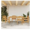 Image de 5-delige Tuinset massief teakhout3157933