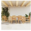 Image de 7-delige Tuinset massief teakhout3157935