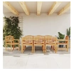 Image de 9-delige Tuinset massief teakhout3157936
