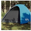 Image de Tente de camping à dôme 4 personnes bleu imperméable