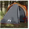 Image de Tente de camping à dôme 2 personnes gris et orange imperméable