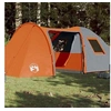 Image de Tente familiale à dôme 6 personnes orange imperméable