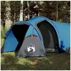 Image de Tente de camping tunnel 3 personnes bleu imperméable