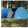 Image de Tente de camping tunnel 4 personnes bleu imperméable