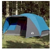 Image de Tente familiale avec porche 6 personnes bleu imperméable