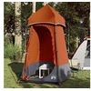 Image de Tente de toilette gris et orange imperméable