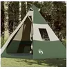 Image de Tente de camping tipi 7 personnes vert imperméable