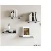 Image de Etagères Murales 4 pcs, Tablettes Suspendues avec Rangement, Etagères à Livres Flottantes, Décorations de Salon, 838209