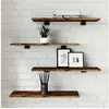 Image de Etagères Murales 4 pcs, Tablettes Suspendues avec Rangement, Etagères à Livres Flottantes, Décorations de Salon, 838231