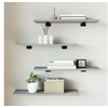 Image de Etagères Murales 4 pcs, Tablettes Suspendues avec Rangement, Etagères à Livres Flottantes, Décorations de Salon, 838233