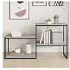 Image de Wandschappen 4 st 60x40x1,5 cm bewerkt hout grijs sonoma eiken838245
