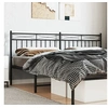 Image de Hoofdbord 193 cm metaal zwart373728