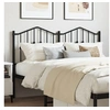 Image de Tête de lit métal noir 140 cm