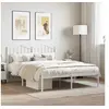 Image de Bedframe met hoofdbord metaal wit 140x190 cm373838