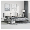 Image de Bedframe met hoofdbord metaal zwart 183x213 cm373892