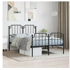 Image de Bedframe met hoofd- en voeteneinde metaal zwart 120x200 cm373903