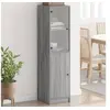 Image de Buffet avec porte en verre sonoma gris 35x37x142 cm