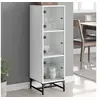 Image de Buffet avec Portes en Verre, Armoire Latérale avec Rangement, Meuble de Salon Salle de Séjour Maison Intérieur, 836560
