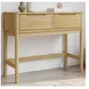 Image de Table console FLORO marron cire 89,5x36,5x73 cm pin massif, bout de canapé, tables de couloir, support de couloir, 374020