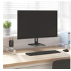 Image de Support de Moniteur, Support d'Ordinateur avec Rangement, Réhausseur d'Ecran pour Ordinateur Bureau, Blanc Verre 374222