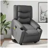 Image de Fauteuil de massage, relaxation similicuir gris