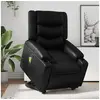 Image de Fauteuil de relaxation, massage, inclinable électrique similicuirnoir