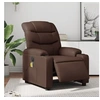Image de Fauteuil de massage, relaxation électrique similicuir marron