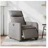 Image de Fauteuil réglable électrique tissu taupe