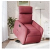 Image de Fauteuil de relaxation inclinable tissu bordeaux
