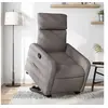 Image de Fauteuil de relaxation inclinable tissu taupe