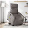 Image de Fauteuil de massage, relaxation tissu taupe