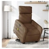 Image de Fauteuil Inclinable de Massage Electrique, Chaise de Relaxation avec Dossier et Repose-pied Réglables, Siège de Salon 3206730