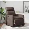 Image de Fauteuil réglable électrique similicuir marron