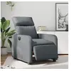 Image de Fauteuil réglable électrique similicuir gris